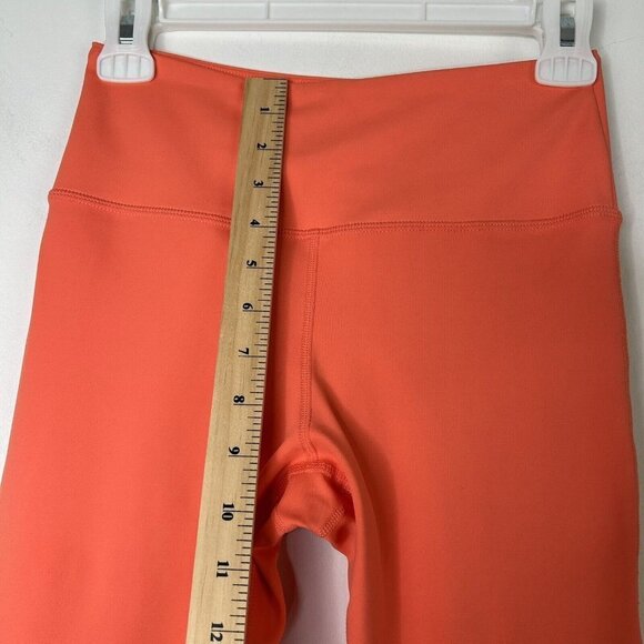 Zyia Active Light N Tight Womens Size 4 Tangerine Orange 7/8 Leggings High Rise - Picture 7 of 11